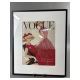 Framed April 15, 1956 Vogue Fashion Magazine