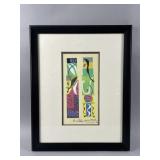 Framed Reproduction of Les bï¿½tes de la mer