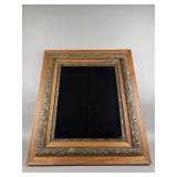Antique Wood Framed Mirror