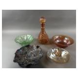 Imperial Grape Carnival Glass Decanter & More
