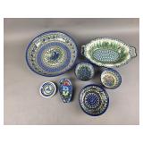 Hand Made Polish Ceramic Dishware
