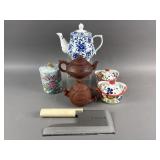 Asian Porcelain & Clay Teapots, Bowls & More