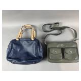 Isaac Mizrahi Purse & Green Coach Crossbody Bag