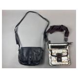 Black Leather Coach Crossbody Purse & More