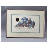 Framed/Signed/# Artwork by Amram Ebgi