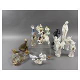 Vintage Dresden Porcelain Angels, Animals & More