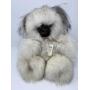 Genuine Blue Fox Mohair Basu Bear