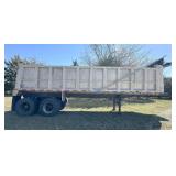 1971 ALUMINUM END DUMP SEMI TRAILER