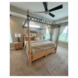 KING CANOPY BEDFRAME