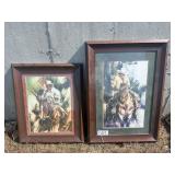 WESTERN FRAMED ARTWORK