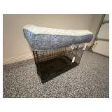 LARGE DOG CRATE & BED