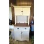 Wooden Hutch Cupboard / Microwave Cabinet