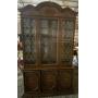 Dinning curio cabinet with lighting, glass