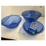 Pyrex Cobalt Blue set