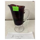 Vintage Red Glass