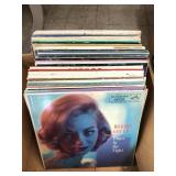 Box of Vinyl Records