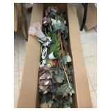 Floral Decor & Fluted Lamp in box