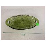 Indiana Green Glass Dish