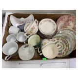 Assorted Cups and Saucers