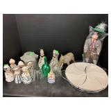 Misc vinyl, Doll, Separating serving dish, Bells