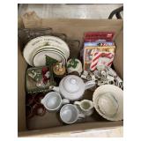 Christmas Dishes and Misc Decor