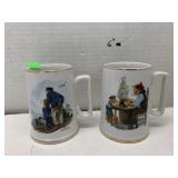2cnt Norman Rockwell Mugs