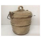 Vintage McCoy Oaken Bucket Cookie Jar 1950s