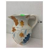 Pitcher, orange and Blue Leaves