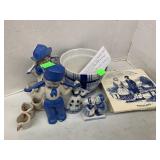 Dutch Figurines, Trivets, Pot
