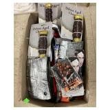 Box of Halloween Masks and Accessories