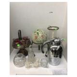 Glass Mugs, Carafe, Shot Glass Set, Garden Decor,