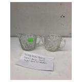VTG Anchor Hocking Sugar & Creamer Bowl