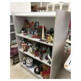 Double Sided Portable Shelf Unit on Wheels -Shelf