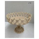 West Ireland Lace Almond Custard Glass