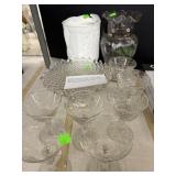 Milk Glass Pitcher, Pedestal Diamond Cut,