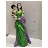 Woman and Boy Figure