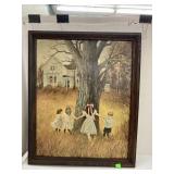 Framed Ring Around The Tree Print