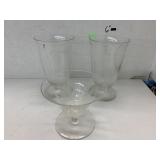 2 Tumblers & Sherbet Glass, Bryce Cascade