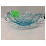 Vintage Anchor hocking Fairfield Aqua blue glass
