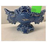 Blue Vase, Paire De Bouquetieres