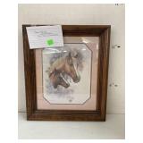 Framed Horse Print