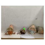 4cnt Homco Pixie Elf Figurines