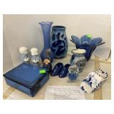 Vintage Blue Lot Misc