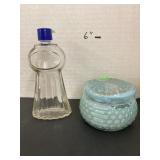 Powder Jar & Perfume Bottle