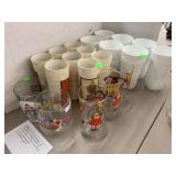 Cabbage Patch Kids Glasses, Indiana Glass, Norman