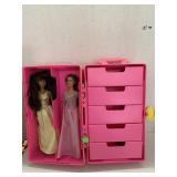 Barbie Case with Drawers, Dolls, Accessories