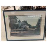Print by Henry Barnes, Signed, 31 x 24 Inches