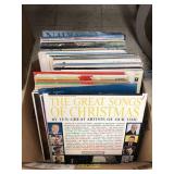 Box of Vinyl Records