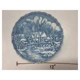 Fenton Plate, Winter in the Country