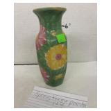 Spring Theme Painted Vase